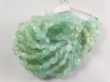 Blue Opal Peruvian Shaded Faceted Oval Beads -- PBOPL81