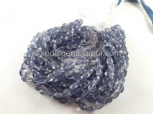 Iolite Shaded Faceted Oval Beads -- IOLA41
