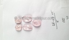 Morganite Rose Cut Slices