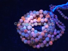 Hackmanite Faceted Round Ball Beads -- HCMT3