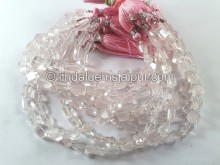 Rose Quartz Faceted Nugget Beads -- RSQA79