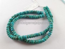 Turquoise Faceted Roundelle Beads -- TRQ244