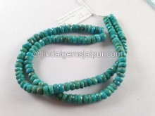 Turquoise Faceted Roundelle Shape Beads