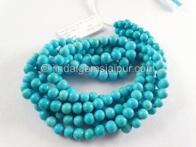 Turquoise Smooth Round Ball Shape Beads