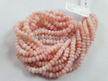 Pink Opal Shaded Faceted Roundelle Beads -- POP56