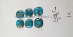Copper Mohave Turquoise Rose Cut Slices -- DETRQ214