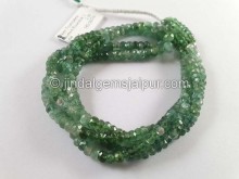 Green Tourmaline Faceted Roundelle Beads -- TOURBG164 Green Tourmaline Faceted Roundelle Beads -- TOURBG164