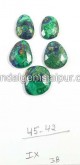 Azurite Malachite Rose Cut  -- DEAZMT20