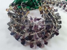 Fluorite Faceted Fancy Cone Beads -- FLRT22