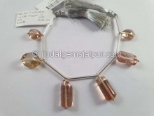Bi Color Tourmaline Smooth Nugget Beads -- TOWT36