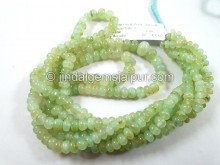 Natural Peruvian Canary Opal Smooth Roundelle Beads