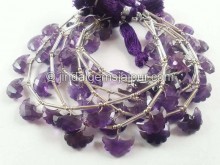 Amethyst Faceted Eagle Beads