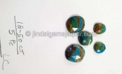 Blue Opalina Rose Cut Slices -- DEANBLOP42 Blue Opalina Rose Cut Slices -- DEANBLOP42