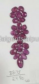 Purple Rhodolite Garnet Rose Cut Slices -- DERHDLT30
