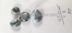 Peru Blue Opal Smooth Cabochons