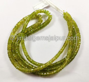 Sphene Faceted Tyre Shape Beads