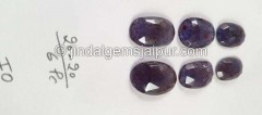 Iolite Sunstone Rose Cut Slices