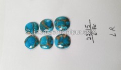 Copper Mohave Turquoise Rose Cut Slices -- DETRQ213