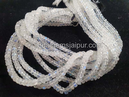 Rainbow Moonstone Faceted Roundelle Shape Beads Rainbow Moonstone Faceted Roundelle Shape Beads