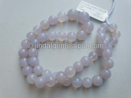 Lavender Quartz Or Scorolite Smooth Round Beads Lavender Quartz Or Scorolite Smooth Round Beads