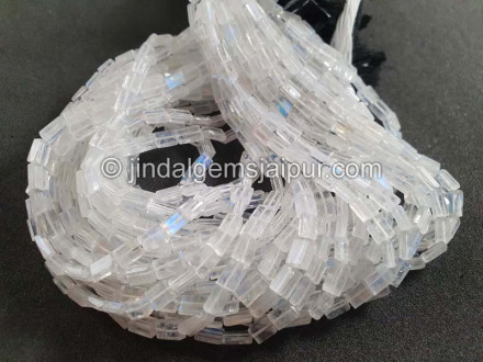 Rainbow Moonstone Faceted Baguette Beads Rainbow Moonstone Faceted Baguette Beads