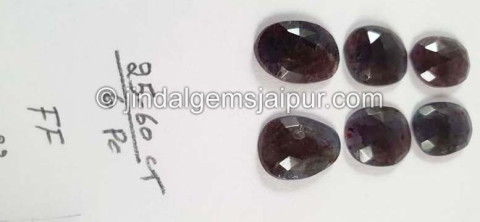 Iolite Sunstone Rose Cut Slices Iolite Sunstone Rose Cut Slices
