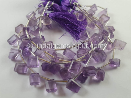 Amethyst Shaded Faceted Fancy Nugget Beads Amethyst Shaded Faceted Fancy Nugget Beads