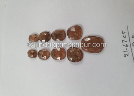 Andalusite  Rose Cut Slices