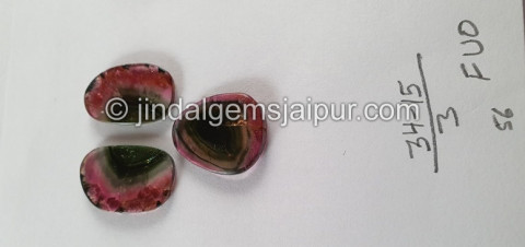 Watermelon Tourmaline Smooth Slices