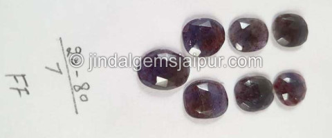 Iolite Sunstone Rose Cut Slices Iolite Sunstone Rose Cut Slices
