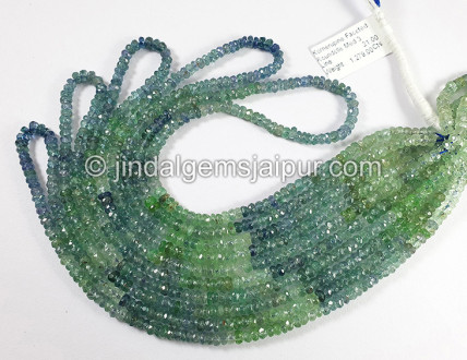 Kornerupine Faceted Roundelle Shape Medium Beads