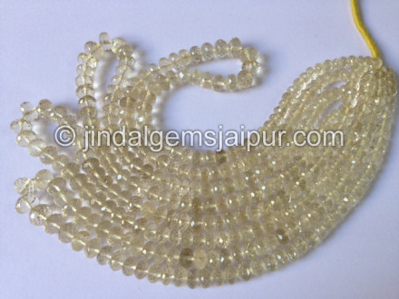 Scapolite Far Faceted Roundelle Shape Beads Scapolite Far Faceted Roundelle Shape Beads