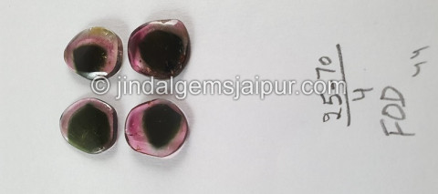 Watermelon Tourmaline Smooth Slices