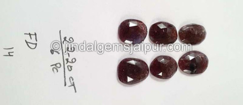 Iolite Sunstone Rose Cut Slices Iolite Sunstone Rose Cut Slices