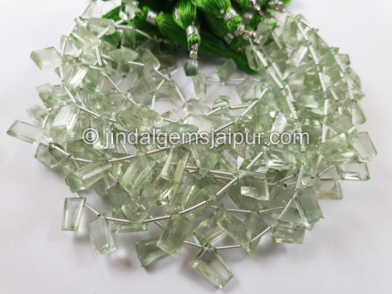 Green Amethyst Cut Fancy Shape Beads Green Amethyst Cut Fancy Shape Beads