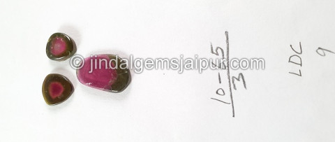 Watermelon Tourmaline Smooth Slices