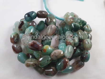 Aqua Chalcedony Big Smooth Nugget Beads Aqua Chalcedony Big Smooth Nugget Beads