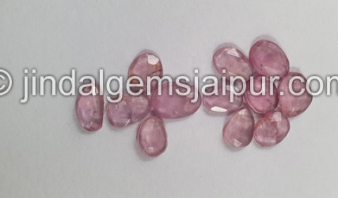 Pink Spinel Rose Cut Slices