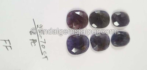 Iolite Sunstone Rose Cut Slices Iolite Sunstone Rose Cut Slices