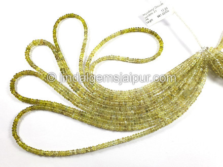 Chrysoberyl Smooth Roundelle Shape Beads