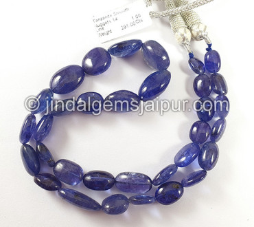 Tanzanite Smooth Nuggests Shape Beads Tanzanite Smooth Nuggests Shape Beads