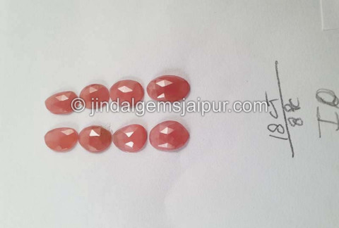 Rhodochrosite Rose Cut Slices