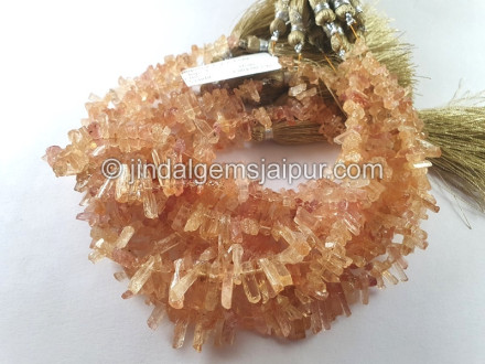 Imperial Topaz Long Chips Beads