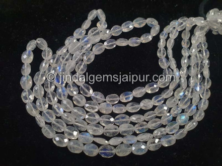 Rainbow Moonstone Faceted Oval Shape Beads Rainbow Moonstone Faceted Oval Shape Beads