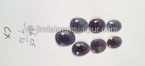 Iolite Sunstone Rose Cut Slices Iolite Sunstone Rose Cut Slices