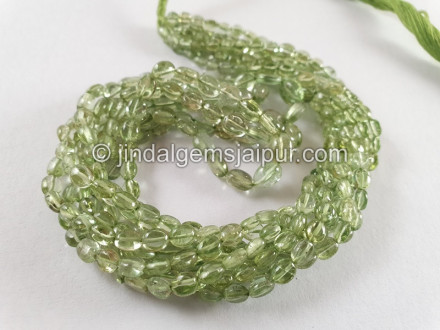 Mint Green Tourmaline Smooth Oval Beads Mint Green Tourmaline Smooth Oval Beads