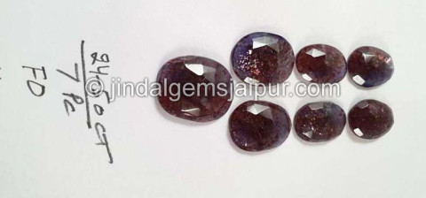 Iolite Sunstone Rose Cut Slices Iolite Sunstone Rose Cut Slices