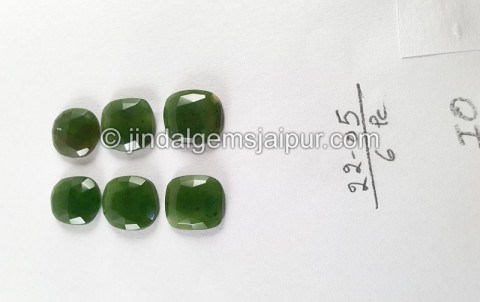 Chrome Chalcedony Rose Cut Slices Chrome Chalcedony Rose Cut Slices