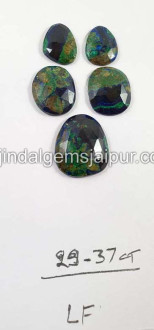 Azurite Malachite Rose Cut  Slices