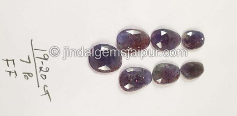 Iolite Sunstone Rose Cut Slices Iolite Sunstone Rose Cut Slices